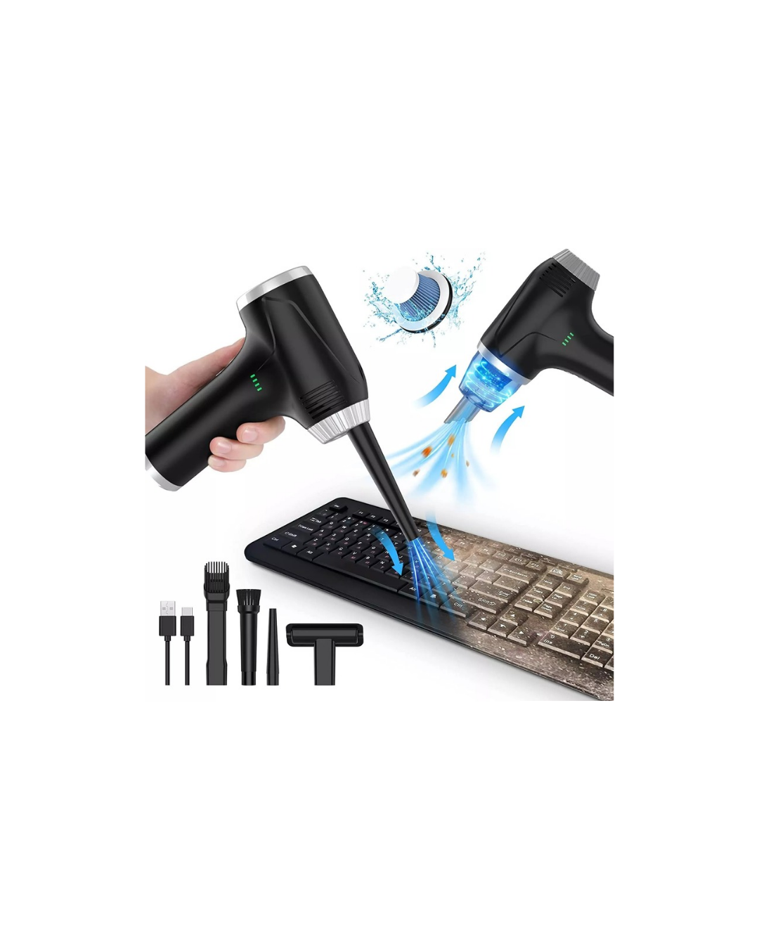 Zentrox™ Air Duster Pro — Cordless 2-in-1 Cleaning System